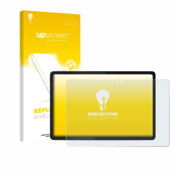 Front side of a product packaging with the brand logo upscreen. Next to it is the device Lenovo Idea Tab 11