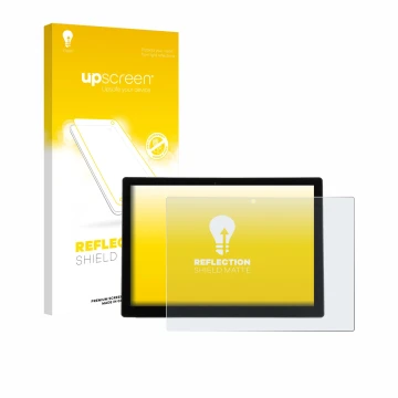 Front side of a product packaging with the brand logo upscreen. Next to it is the device Wortmann Terra Pad 1200V2 12.3