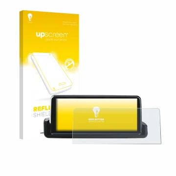 Front side of a product packaging with the brand logo upscreen. Next to it is the device Junsun Carplay 10.25