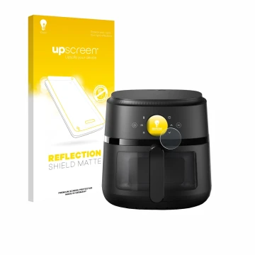 Front side of a product packaging with the brand logo upscreen. Next to it is the device Philips Airfryer 2000 Gen 2 6,2L show