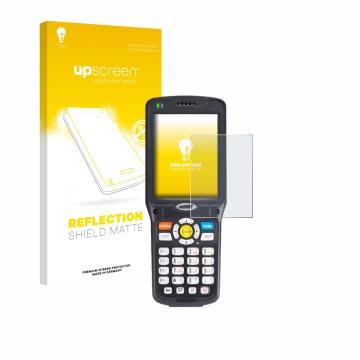 Front side of a product packaging with the brand logo upscreen. Next to it is the device Unitech HT510 shown with the correspo