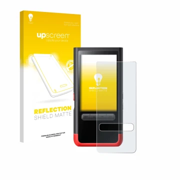 Front side of a product packaging with the brand logo upscreen. Next to it is the device ThermoMaven P2 shown with the corresp