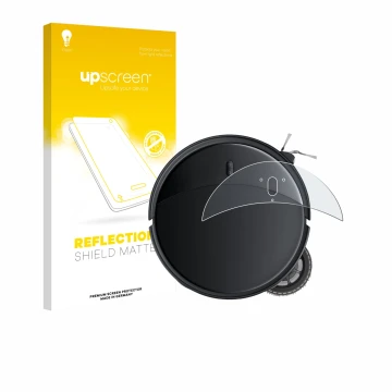 Front side of a product packaging with the brand logo upscreen. Next to it is the device Roborock Saros 10R shown with the cor