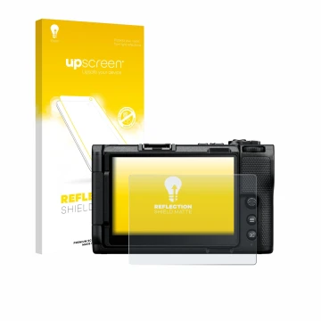 Front side of a product packaging with the brand logo upscreen. Next to it is the device Nikon ZR 2025 shown with the correspo