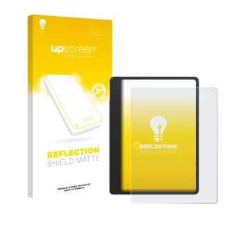 Front side of a product packaging with the brand logo upscreen. Next to it is the device TCL Note A1 shown with the correspond