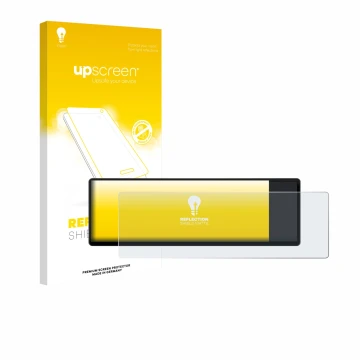 Front side of a product packaging with the brand logo upscreen. Next to it is the device Corsair Xeneon Edge 14.5