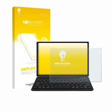 Front side of a product packaging with the brand logo upscreen. Next to it is the device DEERTiME E9 10.1