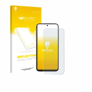 Front side of a product packaging with the brand logo upscreen. Next to it is the device Oppo A6t Pro shown with the correspon