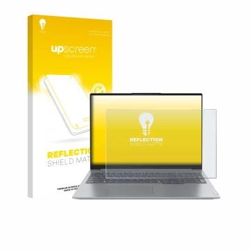 Front side of a product packaging with the brand logo upscreen. Next to it is the device Lenovo ThinkBook 16 Gen 7+ shown with