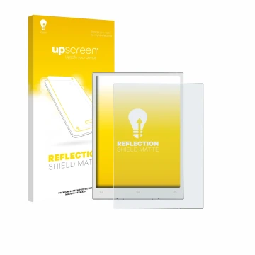 Front side of a product packaging with the brand logo upscreen. Next to it is the device Viwoods AiPaper Mini shown with the c