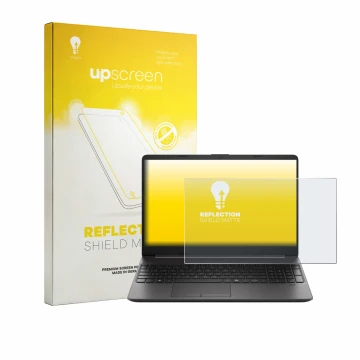 Front side of a product packaging with the brand logo upscreen. Next to it is the device HP EliteBook 250RT G9 shown with the 