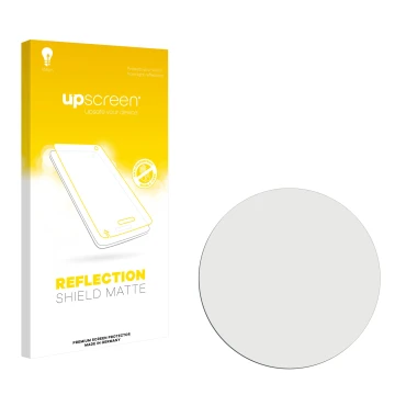 Front side of a product packaging with the brand logo upscreen. Next to it is the corresponding screen protector.
