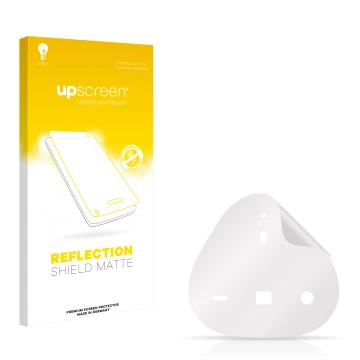 Front side of a product packaging with the brand logo upscreen. Next to it is the corresponding screen protector.