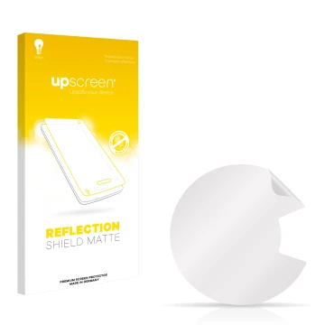 Front side of a product packaging with the brand logo upscreen. Next to it is the corresponding screen protector.