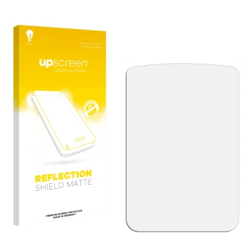 Front side of a product packaging with the brand logo upscreen. Next to it is the corresponding screen protector.