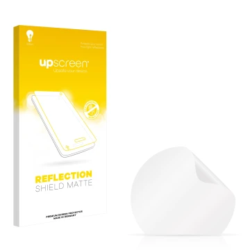 Front side of a product packaging with the brand logo upscreen. Next to it is the corresponding screen protector.