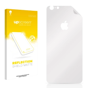 Front side of a product packaging with the brand logo upscreen. Next to it is the corresponding screen protector.