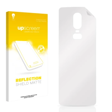 Front side of a product packaging with the brand logo upscreen. Next to it is the corresponding screen protector.