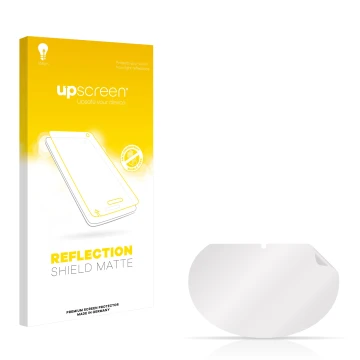 Front side of a product packaging with the brand logo upscreen. Next to it is the corresponding screen protector.