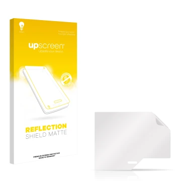 Front side of a product packaging with the brand logo upscreen. Next to it is the corresponding screen protector.