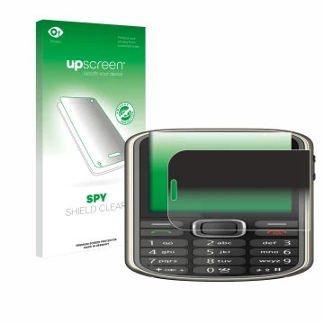 Front side of a product packaging with the brand logo upscreen. Next to it is the device Nokia 3720 classic shown with the cor