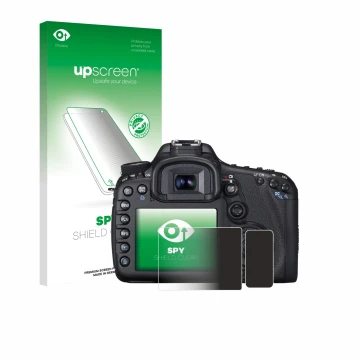 Front side of a product packaging with the brand logo upscreen. Next to it is the device Canon EOS 7D shown with the correspon