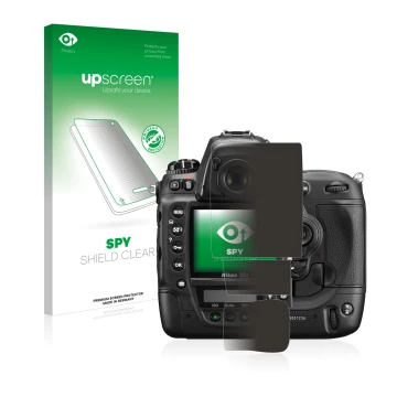 Front side of a product packaging with the brand logo upscreen. Next to it is the device Nikon D3S shown with the correspondin