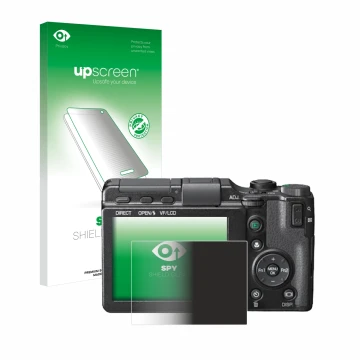 Front side of a product packaging with the brand logo upscreen. Next to it is the device Ricoh GXR shown with the correspondin