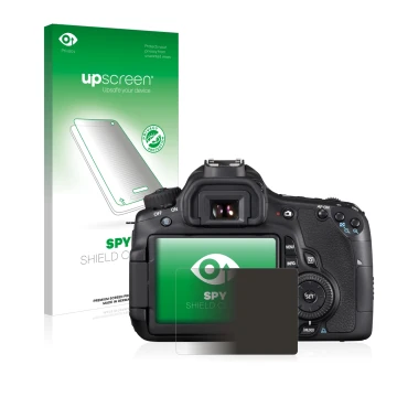 Front side of a product packaging with the brand logo upscreen. Next to it is the device Canon EOS 60D shown with the correspo