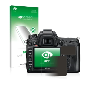 Front side of a product packaging with the brand logo upscreen. Next to it is the device Nikon D7000 shown with the correspond