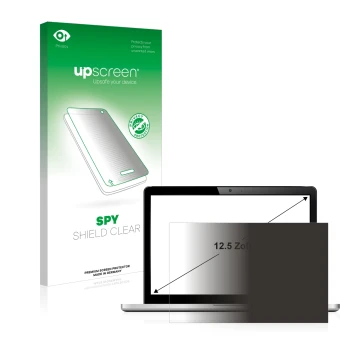 Front side of a product packaging with the brand logo upscreen. Next to it is the device shown with the corresponding screen p