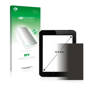Front side of a product packaging with the brand logo upscreen. Next to it is the device shown with the corresponding screen p