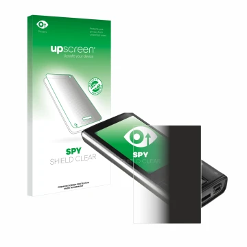 Front side of a product packaging with the brand logo upscreen. Next to it is the device Intenso Video Shooter 2,4