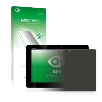 Front side of a product packaging with the brand logo upscreen. Next to it is the device ASUS Transformer Pad TF300T shown wit