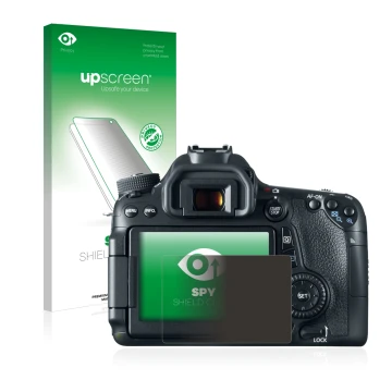 Front side of a product packaging with the brand logo upscreen. Next to it is the device Canon EOS 70D shown with the correspo