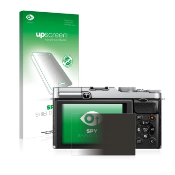 Front side of a product packaging with the brand logo upscreen. Next to it is the device Fujifilm X-M1 shown with the correspo