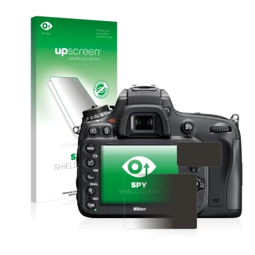Front side of a product packaging with the brand logo upscreen. Next to it is the device Nikon D610 shown with the correspondi