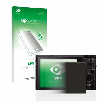 Front side of a product packaging with the brand logo upscreen. Next to it is the device Sony Cyber-Shot DSC-RX100 III shown w