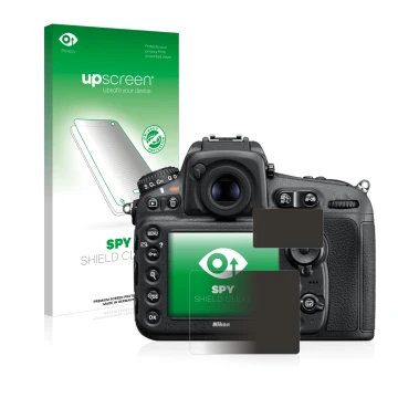 Front side of a product packaging with the brand logo upscreen. Next to it is the device Nikon D810 shown with the correspondi