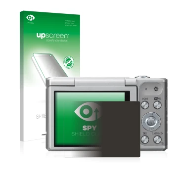 Front side of a product packaging with the brand logo upscreen. Next to it is the device Panasonic Lumix DMC-SZ10 shown with t