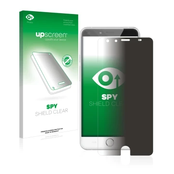 Front side of a product packaging with the brand logo upscreen. Next to it is the device Ulefone Be Touch shown with the corre