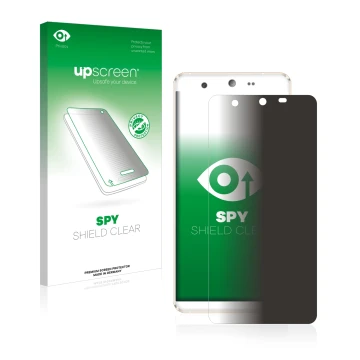 Front side of a product packaging with the brand logo upscreen. Next to it is the device Kingzone N5 shown with the correspond