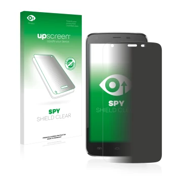 Front side of a product packaging with the brand logo upscreen. Next to it is the device Doogee T6 shown with the correspondin