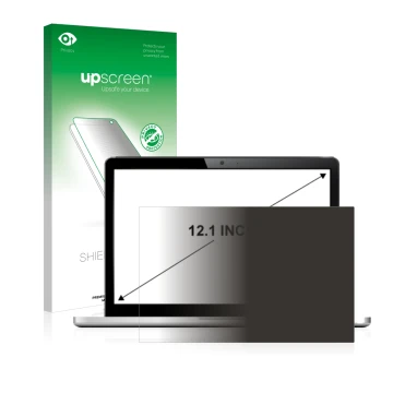 Front side of a product packaging with the brand logo upscreen. Next to it is the device shown with the corresponding screen p