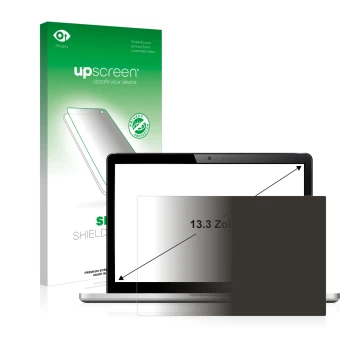 Front side of a product packaging with the brand logo upscreen. Next to it is the device shown with the corresponding screen p