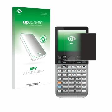 Front side of a product packaging with the brand logo upscreen. Next to it is the device HP Prime shown with the corresponding