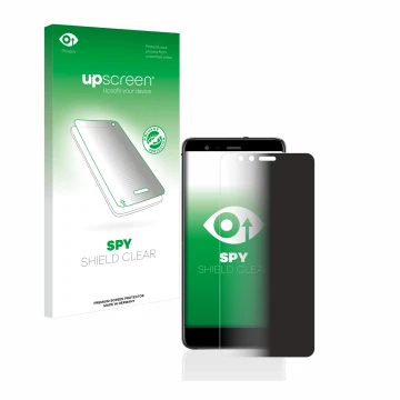 Front side of a product packaging with the brand logo upscreen. Next to it is the device Huawei P10 Lite shown with the corres