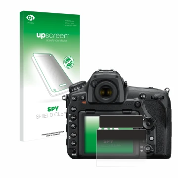 Front side of a product packaging with the brand logo upscreen. Next to it is the device Nikon D850 shown with the correspondi