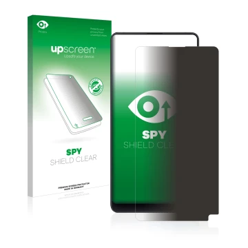 Front side of a product packaging with the brand logo upscreen. Next to it is the device Xiaomi Mi Mix 2S shown with the corre
