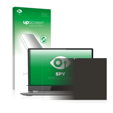 Front side of a product packaging with the brand logo upscreen. Next to it is the device Lenovo Yoga 530 shown with the corres